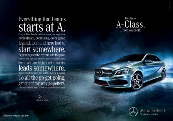 Mercedes-Benz effective copywriting Mercedes-Benz effective copywriting