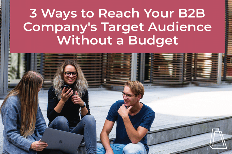 3 WAYS TO REACH YOUR B2B COMPANY'S TARGET AUDIENCE WITHOUT A BUDGET