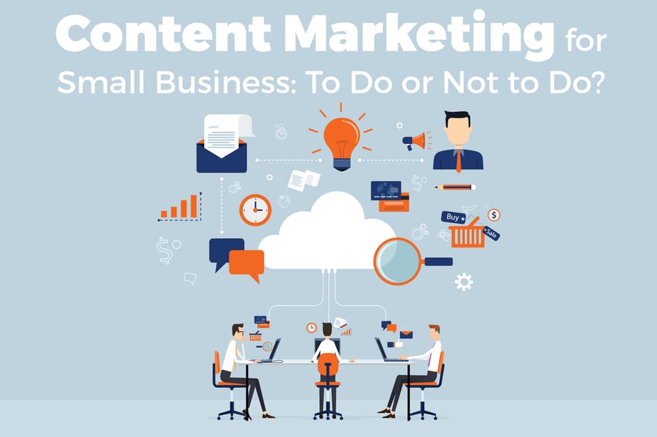 Content marketing for small businesses blog image