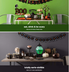 Target Halloween copywriting