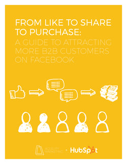 Ebook Cover: From Like to Share to Purchase Facebook flat