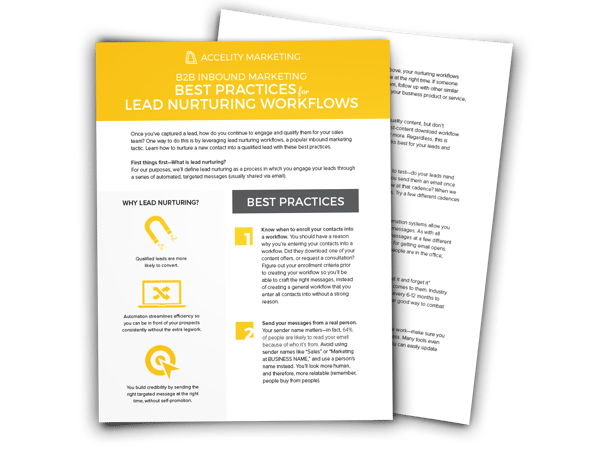 lead nurturing checklist