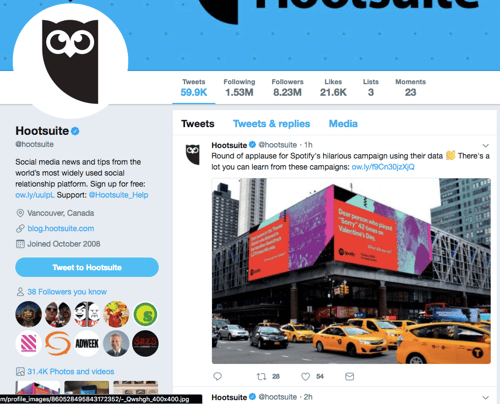 Hootsuite Twitter